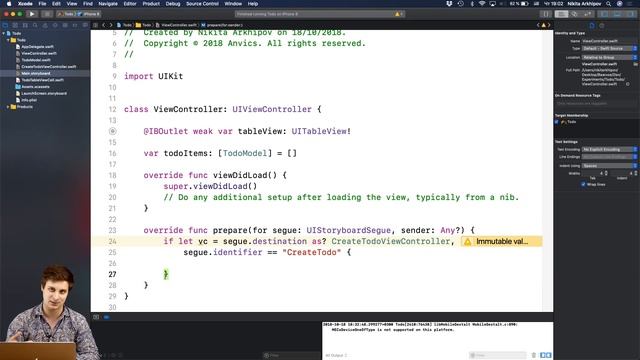 Как разработать приложение для iOS смотреть онлайн