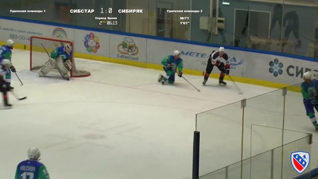 СХЛ. Первенство СХЛ "А" "Сибстар" - "Сибиряк". Бердск. 12 сентября 2021 смотреть онлайн