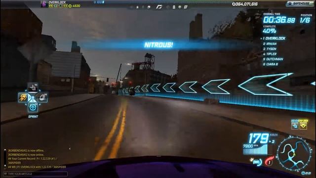 NFS World [WE2] / Sprint / "Beacon & Station" / 01:21.989 / Ferrari 360 Spider / NOS:On / Keyboard смотреть онлайн
