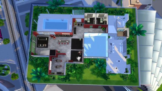 Sims 4 | House Building | Urban Jungle Spa & Bath смотреть онлайн