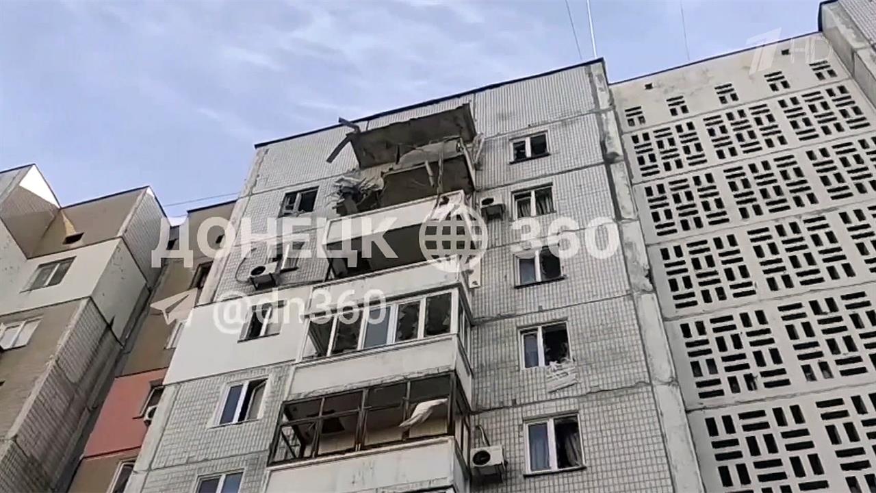 В Донецке украинские боевики открыли огонь по многоэтажке