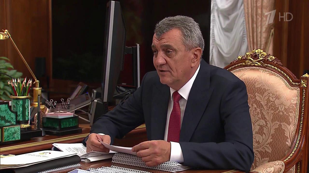 Владимир Путин провел рабочую встречу с главой Северной Осетии