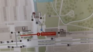 бкл станция Проспект Вернадского изучение плана в подземном переходе 8 9 выхода