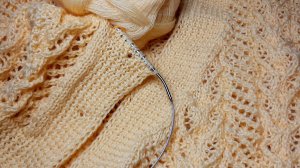 И снова ажурная кофточка ( из "Лидии")  часть 3