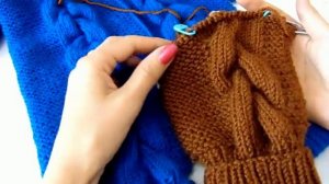 Детский комбинезон спицами «Мишка» с косами. Подробный МК. Часть 1