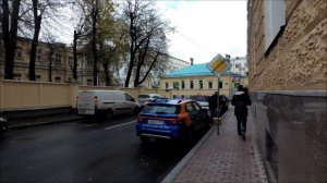Москва. Прогулка по Архангельскому переулку (Arkhangel'skiy Lane) 11.10.2019