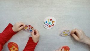 Играем в настольную игру " Дубль "