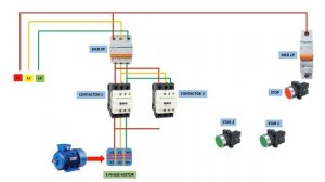 3 Phase Motor Control Wiring Tutorial | Motor Forward Reverse Control Circuit