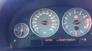 Разгон Бмв е53 4.4 до отсечки...