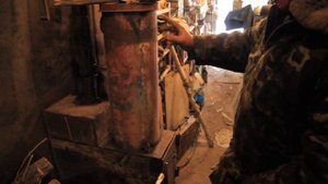 Буржуйка своими руками, Буржуйка в гараже. Самодельная Печ. Stove with his hands