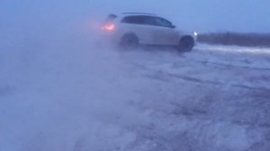 Дрифт Audi Q7 4.2 TDI