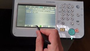 Canon C3325i service menu