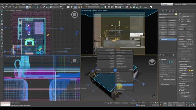КАК СДЕЛАТЬ ГЕОМЕТРИЮ ПОТОЛКА ПРОЗРАЧНОЙ ДЛЯ УДОБНОЙ РАБОТЫ. смотреть онлайн