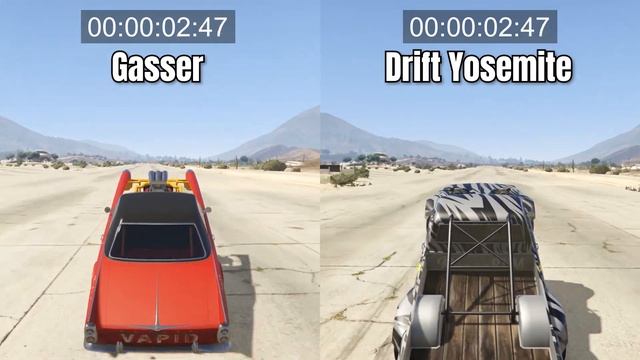 GTA 5 ONLINE - DRIFT YOSEMITE VS MUSCLE WHEELIE (WHICH IS BEST CAR FOR WHEELIE?) смотреть онлайн