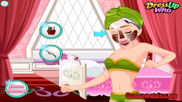 Холодное Сердце Анна одевалка и салон красоты смотреть онлайн