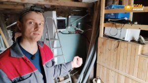 Теплоаккумуляор на улице с утеплением 50 см