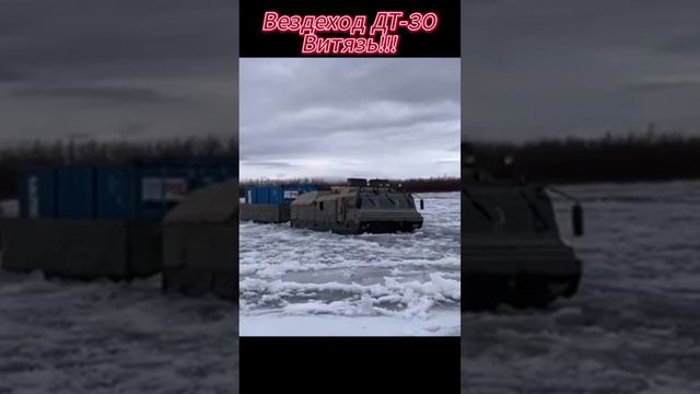 Вездеход ДТ 30 Витязь в брод.