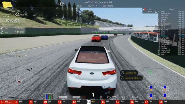 Assetto Corsa ACCC Elimination Event Race(Kia Forte Koup KSF @ Vallelunga Club) смотреть онлайн