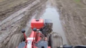 Мотоблок МТЗ-08 МТ. Покатушки.