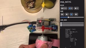 ESP32とwebsocketで通信してモーター制御