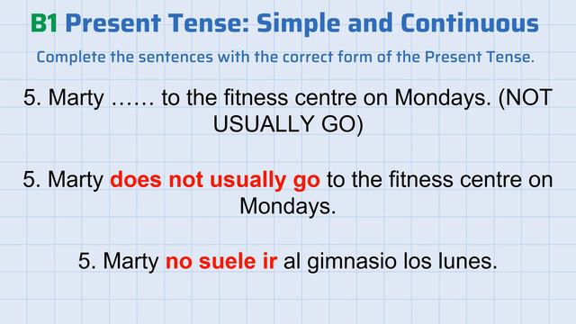 Basic English Grammar / Present Simple and Present Continuous practice exercises смотреть онлайн