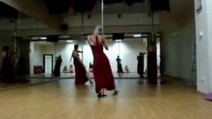 Елена Шталинская - репетиция танго