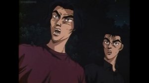 Initial D Takumi vs Ryosuke final scene (dub)