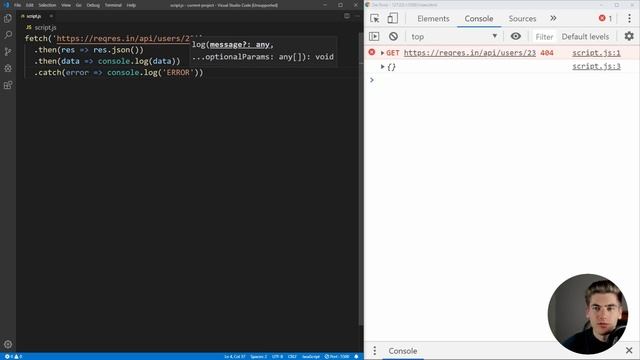 Learn Fetch API In 6 Minutes смотреть онлайн