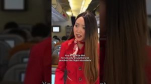 PASSENGER DESERVES A FREE PASS FOR VIOLENT BEHAVIOUR- FLIGHT ATTENDANT REACTS ?