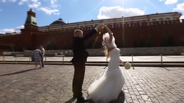 Красная площадь - эпизод свадебного клипа смотреть онлайн