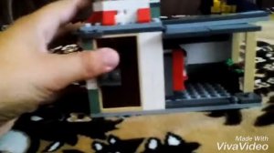 Дом +гараж Лего самоделка