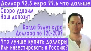 Будет ли курс доллара по 200? Прогноз курса доллара евро рубля валюты на апрель рынок акций России