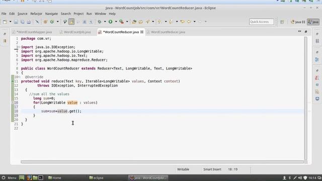 WordCount Mapreduce program implementaion in Eclipse || DataEdge Systems Inc смотреть онлайн