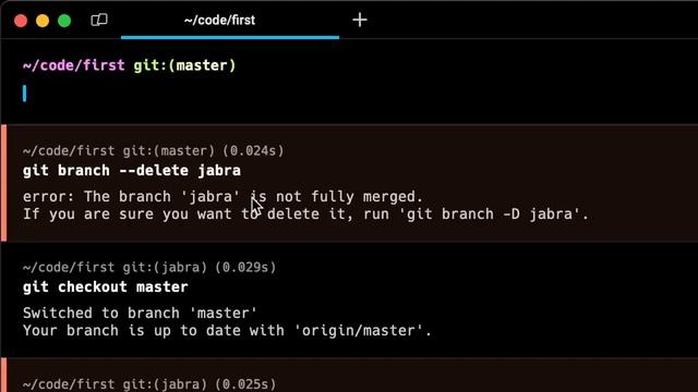 Git Masterclass - 07 - Git delete branches смотреть онлайн