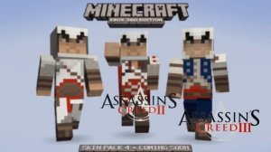 Minecraft Xbox 360 | Skin Pack 4 Assassins Creed Skins |