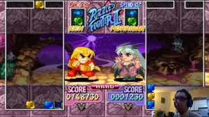 Super Puzzle Fighter 2 turbo - PS1 Hard Mode Arcade - Ken VS Tutti ! XD