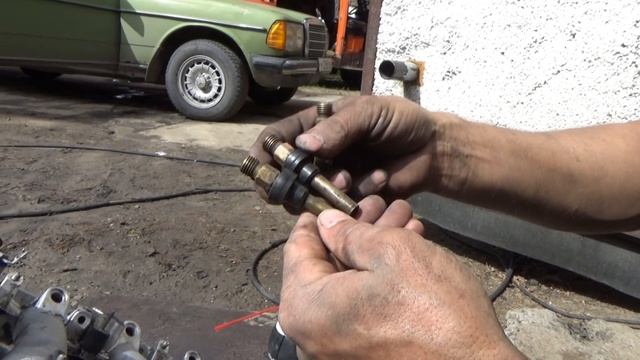 Установка навесного на двигатель М 102 2.3 Мерседес 124 . смотреть онлайн