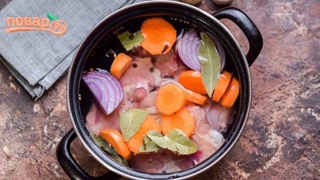 Заливное из курицы на год Быка