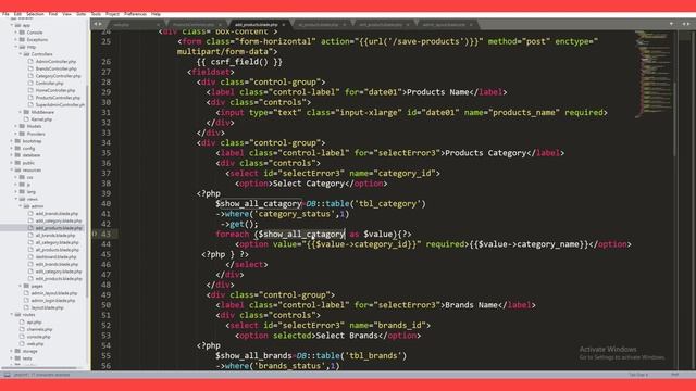 Laravel ecommerce project | Laravel full Bangla course from basic to advanced with project【Part-10】