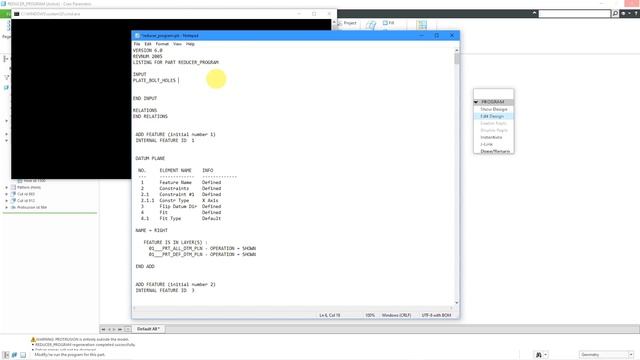 Creo Parametric - Pro/PROGRAM Part 1 | Inputs and Relations смотреть онлайн