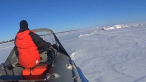 Вдоль и поперек торосиков СВП Бриз 380 / Hovercraft  Breeze