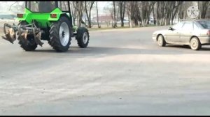 Свап трактора Т40 200 л.с. Испытание пахотой и по трассе.