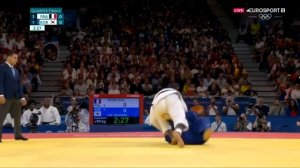 На Олимпиаде состоялся необычный поединок по дзюдо.