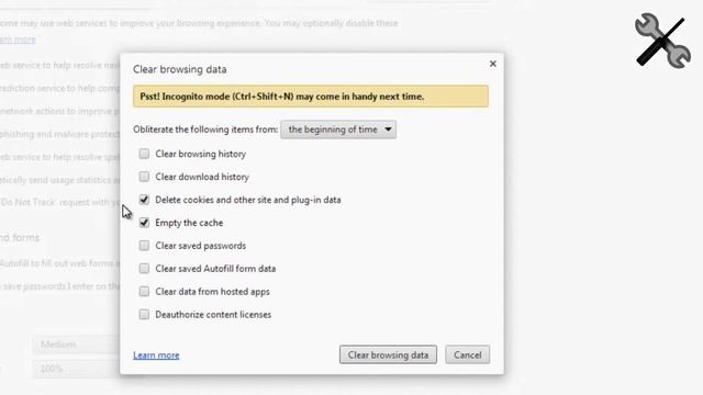 How to delete cookies and cash on Google Chrome смотреть онлайн