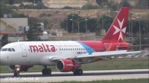 Plane spotting at Malta International Airport