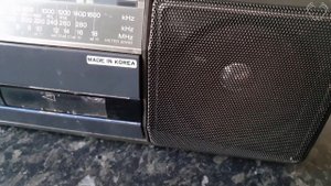 Sony CFS W301L Portable Twin Cassette Radio (Boombox)