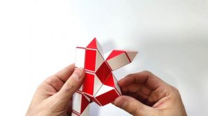 ЛЯГУШКА / Змейка Рубика. Фигуры из змейки Рубика #10