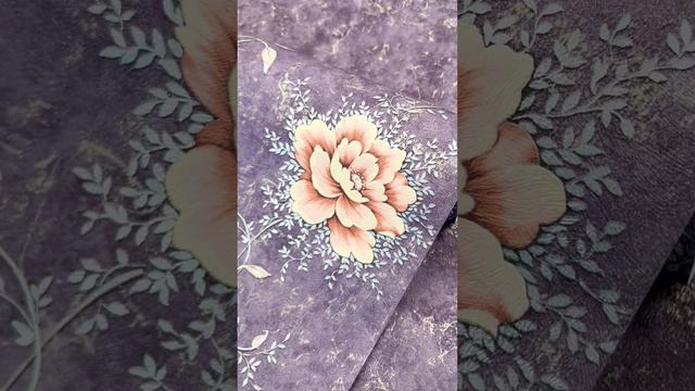 🌸Цветочный принт на бумажных обоях "Мия"