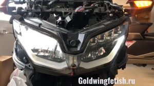 Тюнинг на Gold wing 2018 DCT от тюнинг ателье Голд винг фетиш (Goldwingfetish.ru)