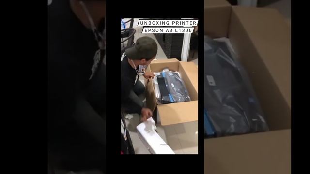 Unboxing Printer Epson A3 L1300